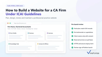 How to Build a Website for a CA Firm Under ICAI Guidelines (2026)